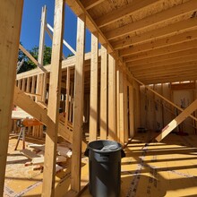 Luxury home under construction in Manchester, Vermont